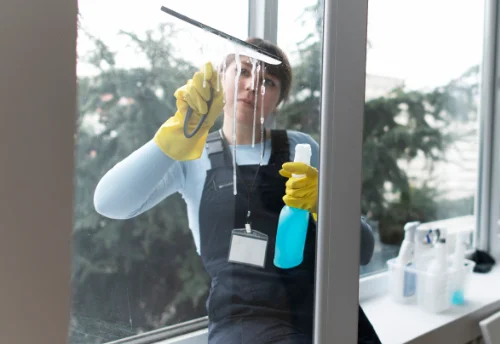 Nettoyage de vitres intérieures et extérieures à Saint-Quentin-la-Chabanne